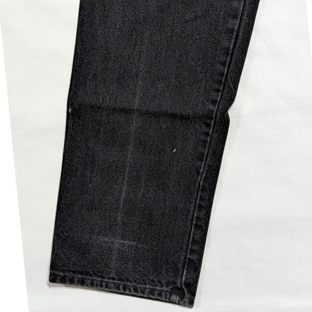 Vintage Wrangler Black High Waist Western V-Yoke Tapered Jeans Made in USA 15x36 - Picture 11 of 16
